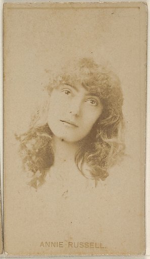 Annie Russell, from the Actors and Actresses series (N45, Type 8) for Virginia Brights Cigarettes