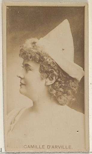 Camille D' Arville, from the Actors and Actresses series (N45, Type 8) for Virginia Brights Cigarettes