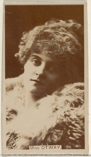 Miss Otway, from the Actors and Actresses series (N45, Type 8) for Virginia Brights Cigarettes