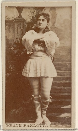 Grace Parlotta, from the Actors and Actresses series (N45, Type 8) for Virginia Brights Cigarettes