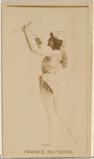 Frankie Raymond, from the Actors and Actresses series (N45, Type 8) for Virginia Brights Cigarettes