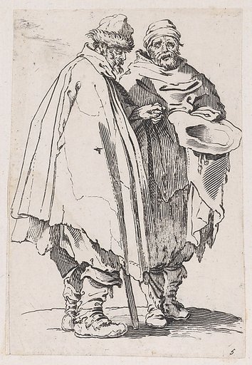 Reverse Copy of L'Aveugle et son Compagnon (The Blind Man and his Companion), from Les Gueux suite appelée aussi Les Mendiants, Les Baroni, ou Les Barons (The Beggars, also called the Barons)