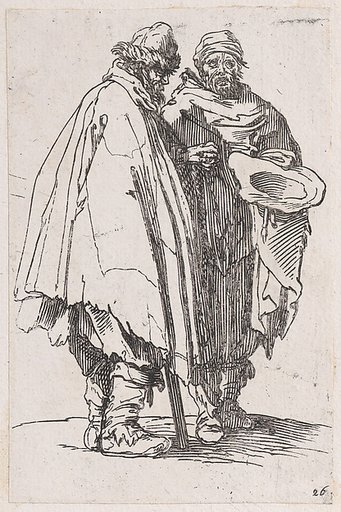 Reverse Copy of L'Aveugle et son Compagnon (The Blind Man and his Companion), from Les Gueux suite appelée aussi Les Mendiants, Les Baroni, ou Les Barons (The Beggars, also called the Barons)