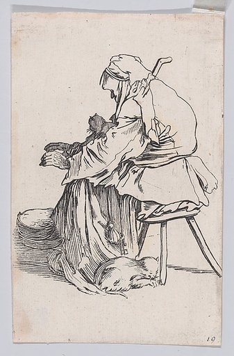 Copy of La Vieille aux Chats (The Old Woman with Cats), from "Les Gueux suite appelée aussi Les Mendiants, Les Baroni, ou Les Barons" (The Beggars, also called the Barons)