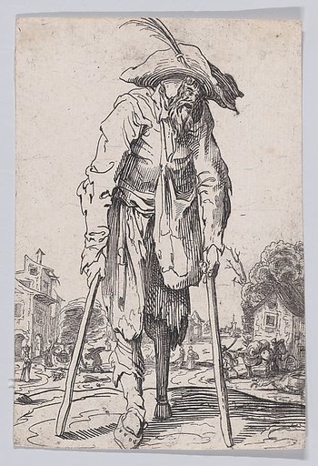 Reverse Copy of Le Mendiant a la Jambe de Bois (The Beggar with the Wooden Leg), from "Les Gueux suite appelée aussi Les Mendiants, Les Baroni, ou Les Barons" (The Beggars, also called the Barons)