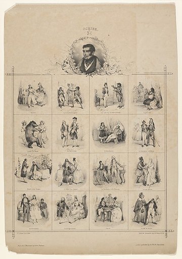 Augustin-Eugène Scribe with Characters