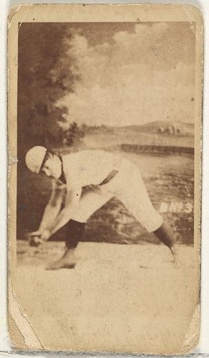 Card 3, from the Girl Baseball Players series (N48, Type 1) for Virginia Brights Cigarettes