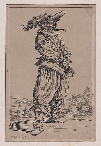 Copy of Le Guerrier au Chapeau Orné d'une Grande Plume (The Officer with a Large Feather in His Hat), from "La Noblesse" (The Nobility)