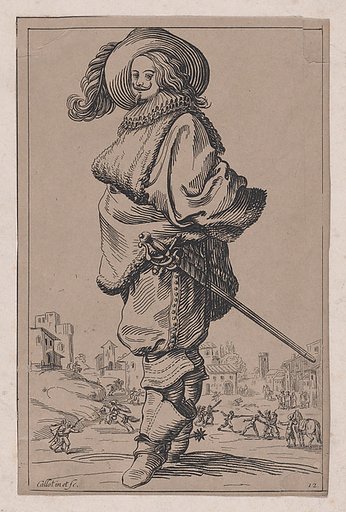 Copy of Le Gentilhomme au Plastron de Fourrure (The Gentleman with a Shirt Front of Fur), from "La Noblesse" (The Nobility)