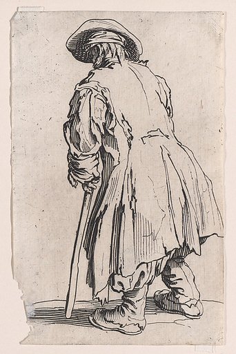Le Vieux Mendiant a une Seule Béquille (The Old Beggar with One Crutch), from "Les Gueux suite appelée aussi Les Mendiants, Les Baroni, ou Les Barons" (The Beggars, also called the Barons)