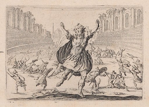 Escarmouche dans un Cirque (Skirmish in the Circus), from "Les Caprices" Series B, The Nancy Set