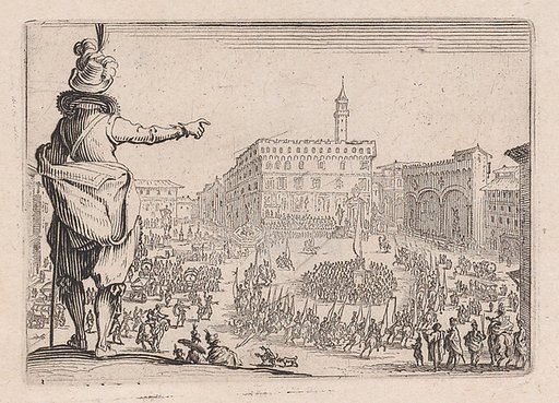 Une Fête sur la Place de la Signoria a Florence (A Festival in the Piazza della Signoria in Florence), from "Les Caprices" Series B, The Nancy Set