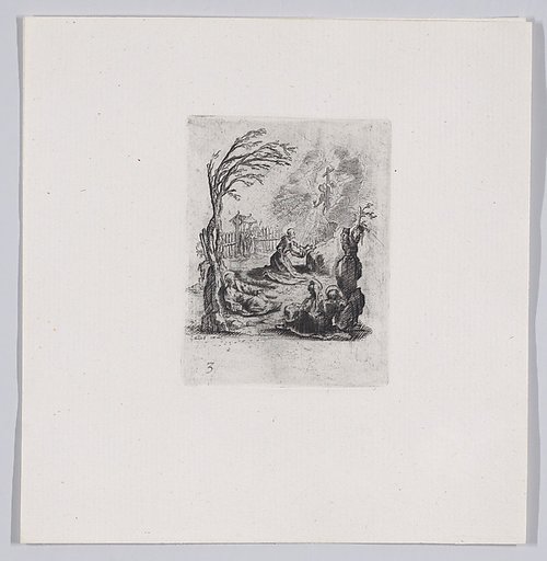 Reverse Copy of Jésus au Jardin des Oliviers (Jesus in the Garden of Olives), from La Petite Passion (The Little Passion)