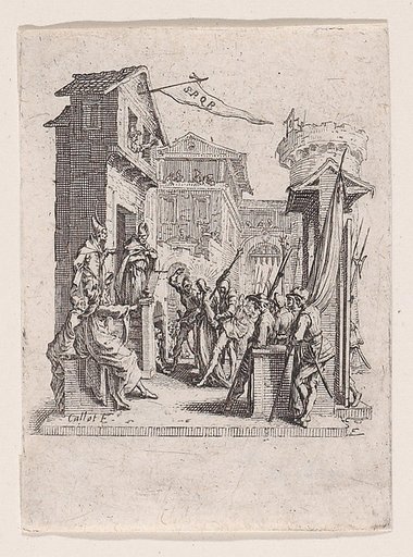 Jésus Comparait Devant Caiphe (Jesus Appears Before Caiaphas), from "La Petite Passion" (The Little Passion)