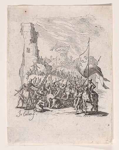 Le Portement de Croix (Jesus Carrying the Cross), from "La Petite Passion" (The Little Passion)