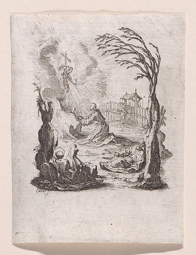 Jésus au Jardin des Oliviers (Jesus in the Garden of Olives), from "La Petite Passion" (The Little Passion)