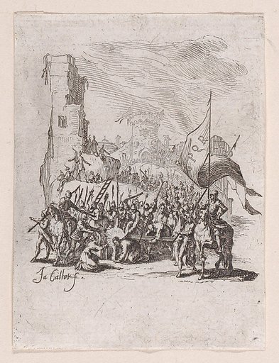 Le Portement de Croix (Jesus Carrying the Cross), from "La Petite Passion" (The Little Passion)