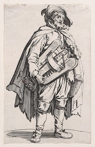 Le Joueur de Vielle (The Hurdy-Gurdy Player), from "Les Gueux suite appelée aussi Les Mendiants, Les Baroni, ou Les Barons" (The Beggars, also called the Barons)