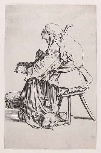 La Vieille aux Chats (The Old Woman with Cats), from "Les Gueux suite appelée aussi Les Mendiants, Les Baroni, ou Les Barons" (The Beggars, also called the Barons)