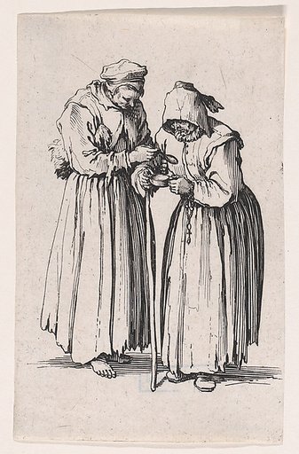 Les Deux Mendiantes (The Two Female Beggars), from "Les Gueux suite appelée aussi Les Mendiants, Les Baroni, ou Les Barons" (The Beggars, also called the Barons)