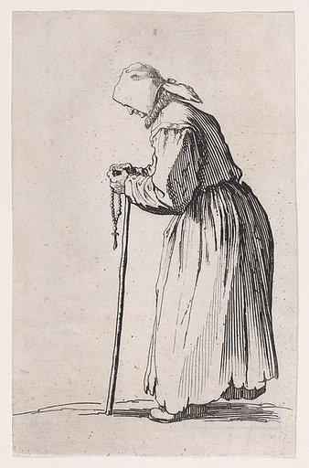 La Mendiante au Rosaire (The Beggar with a Rosary), from "Les Gueux suite appelée aussi Les Mendiants, Les Baroni, ou Les Barons" (The Beggars, also called the Barons)