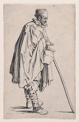 Le Mendiant au Couvet (The Beggar of Couvet), from "Les Gueux suite appelée aussi Les Mendiants, Les Baroni, ou Les Barons" (The Beggars, also called the Barons)