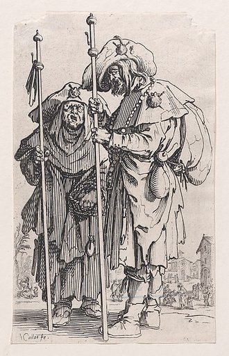 Les Deux Pélerins (The Two Pilgrims), from "Les Gueux suite appelée aussi Les Mendiants, Les Baroni, ou Les Barons" (The Beggars, also called the Barons)