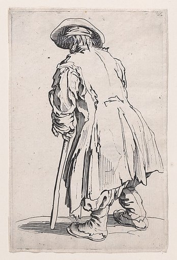 La Vieux Mendiant a une Seule Béquille (The Old Beggar with Only One Crutch), from "Les Gueux suite appelée aussi Les Mendiants, Les Baroni, ou Les Barons" (The Beggars, also called the Barons)
