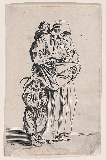La Mère et ses Trois Enfans (The Mother and her Three Children), from "Les Gueux suite appelée aussi Les Mendiants, Les Baroni, ou Les Barons" (The Beggars, also called the Barons)