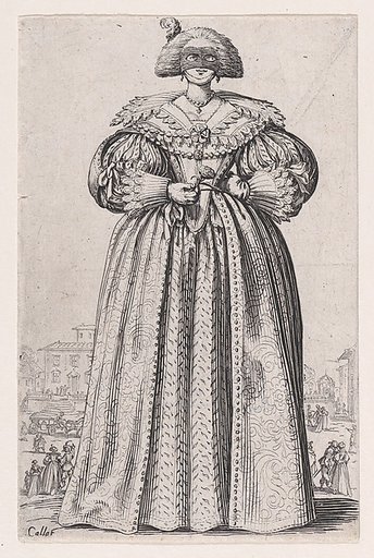 La Dame au Masque (The Lady with a Mask), from "La Noblesse" (The Nobility)