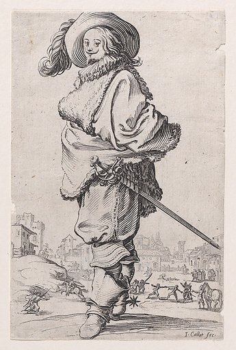 Le Gentilhomme au Plastron de Fourrure (The Gentleman with a Fur Shirt Front), from "La Noblesse" (The Nobility)