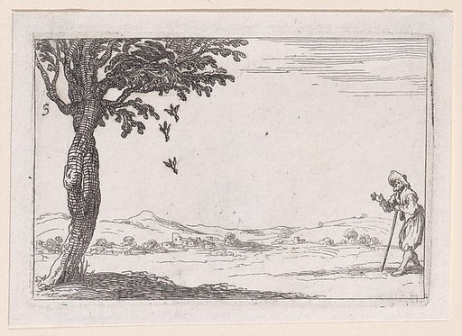 Le Corbeau et ses Petits (The Raven and his Young), plate 5 from "Lux Claustri ou La Lumière du Cloitre" (The Light of the Cloisters)