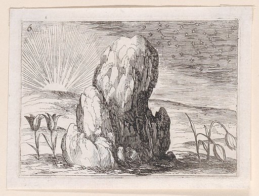 Les Tulipes et le Soleil (The Tulips and the Sun), plate 6 from "Lux Claustri ou La Lumière du Cloitre" (The Light of the Cloisters)