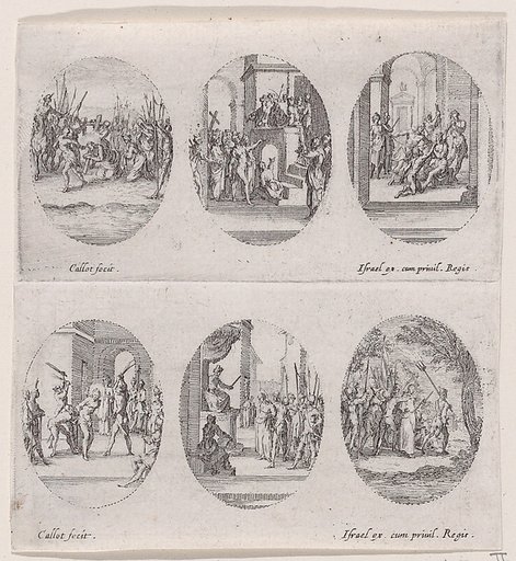 Frontispiece, from "Variae tum Passionis Christi tum vitae beatae Mariae Virginis; Les Mystères de la Passion suite appelée aussi Mystères de la Vie de Jésus et Mystères de la Vie de Jésus et de la Vie de la Ste. Vierge" (The Mysteries of the Passion, also called the Mysteries of the Life of Jesus, 