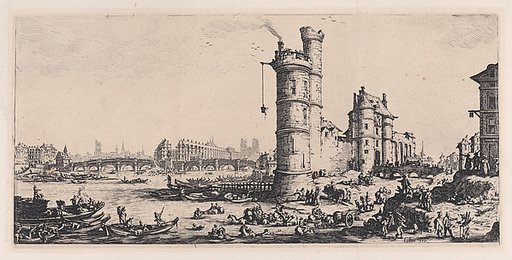 Vue de Pont-Neuf (View of the Pont-Neuf), from "Les Deux Grandes Vues de Paris" (The Two Large Views of Paris)