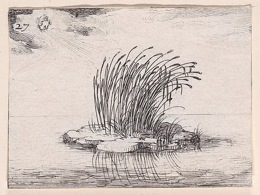 Les Roseaux et Le Vent (The Reed and The Wind), plate 27 from "Lux Claustri ou La Lumière du Cloitre" (The Light of the Cloisters)