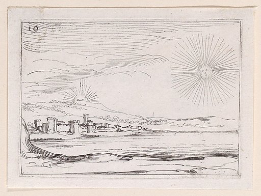 Le Soleil Levant (The Sun Rising), plate 19 from "Lux Claustri ou La Lumière du Cloitre" (The Light of the Cloisters)
