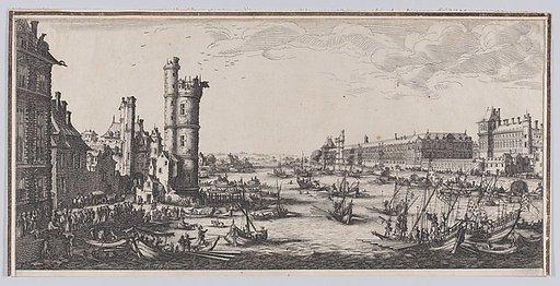 Copy of Vue du Louvre (View of the Louvre), from "Les Deux Grandes Vues de Paris" (The Two Large Views of Paris)
