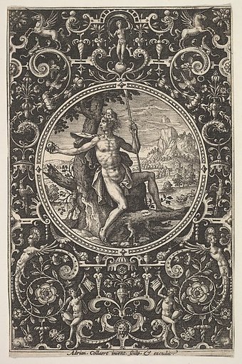 Paris in a Decorative Frame with Grotesques