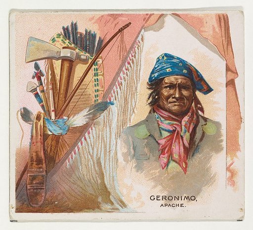 Geronimo, Apache, from the American Indian Chiefs series (N36) for Allen & Ginter Cigarettes