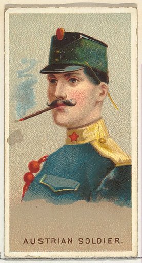 Austrian Soldier, from World's Smokers series (N33) for Allen & Ginter Cigarettes