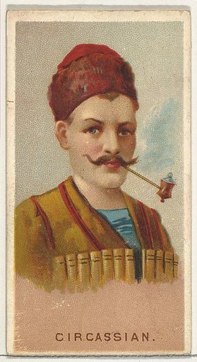 Circassian, from World's Smokers series (N33) for Allen & Ginter Cigarettes