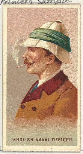 English Naval Officer, from World's Smokers series (N33) for Allen & Ginter Cigarettes