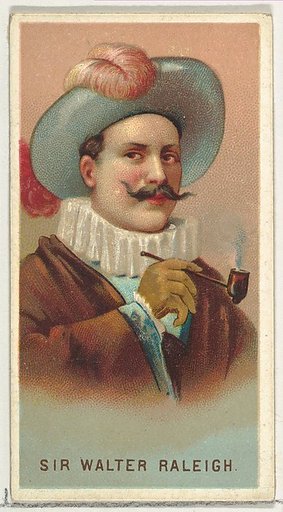 Sir Walter Raleigh, from World's Smokers series (N33) for Allen & Ginter Cigarettes