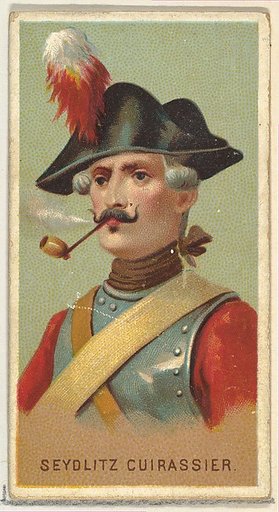 Seydlitz Cuirassier, from World's Smokers series (N33) for Allen & Ginter Cigarettes