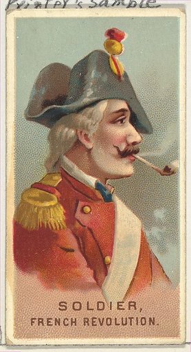 Soldier, French Revolution, from World's Smokers series (N33) for Allen & Ginter Cigarettes