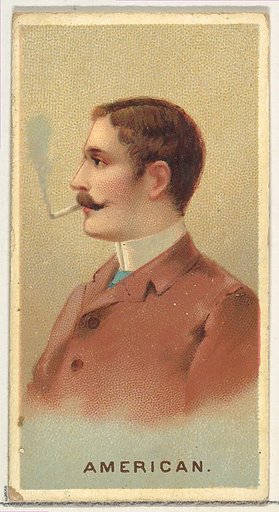 American, from World's Smokers series (N33) for Allen & Ginter Cigarettes