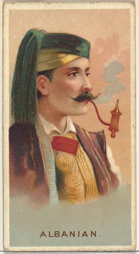 Albanian, from World's Smokers series (N33) for Allen & Ginter Cigarettes