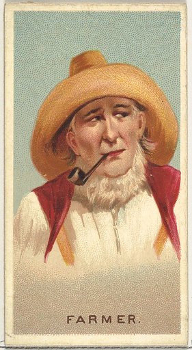 Farmer, from World's Smokers series (N33) for Allen & Ginter Cigarettes