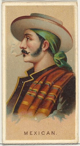 Mexican, from World's Smokers series (N33) for Allen & Ginter Cigarettes